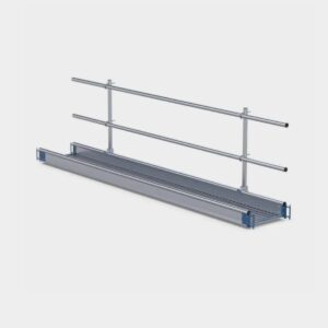 Werkbrug met leuning