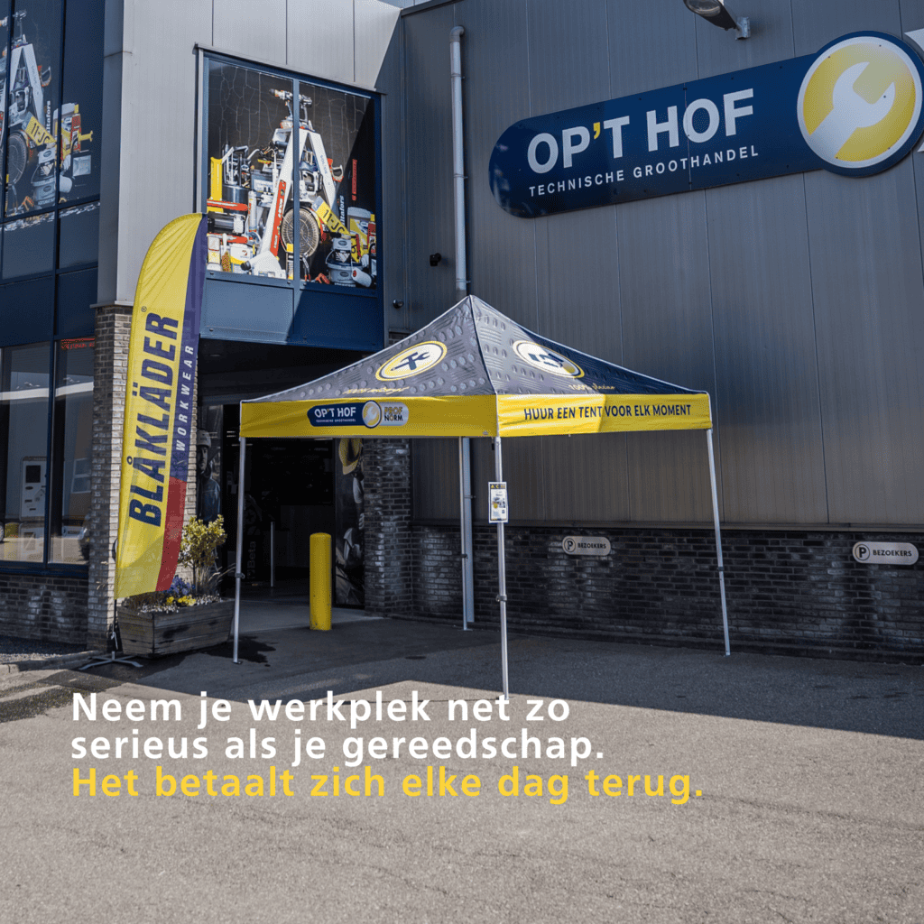 Waarom een goede werktent en werktafel onmisbaar zijn voor elke vakman