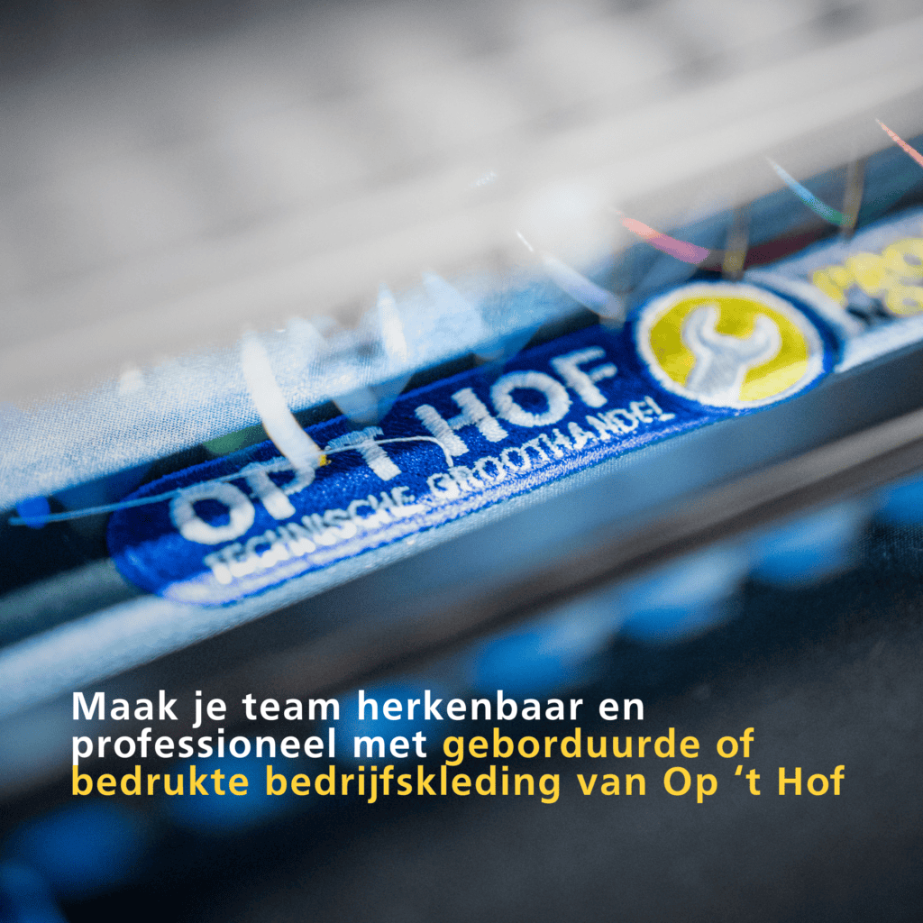 Bedrijfskleding bedrukken